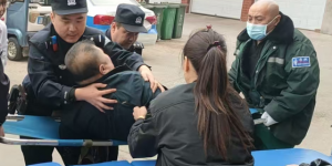 巡逻途中遇伤者 民警救助显温情